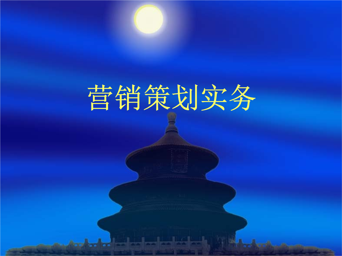 市場營銷策劃分析與方案構(gòu)建